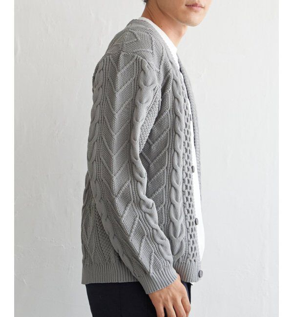 ikka「GOKU楽ニットケーブルカーディガン」|その他|