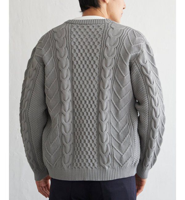 ikka「GOKU楽ニットケーブルカーディガン」|その他|