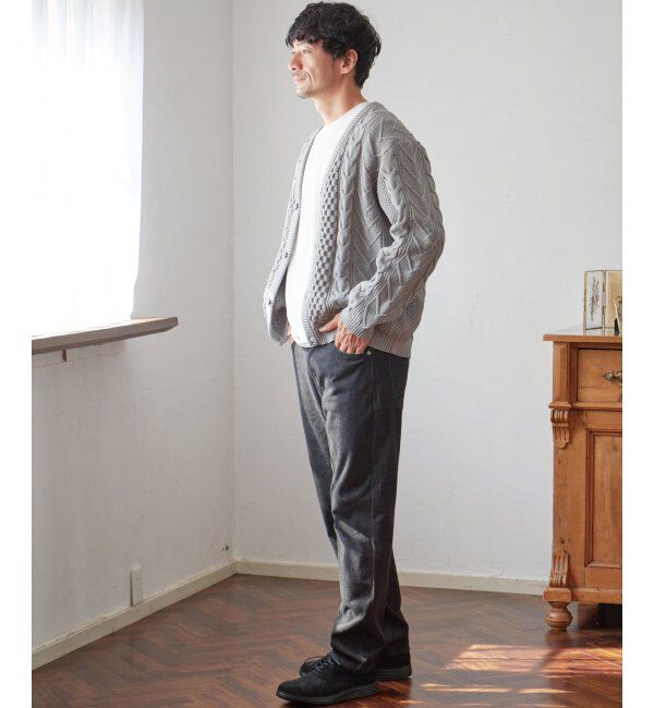 ikka「GOKU楽ニットケーブルカーディガン」|その他|