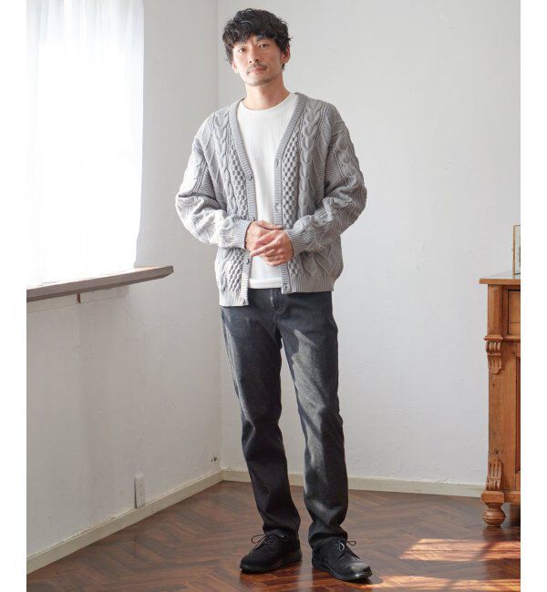 ikka「GOKU楽ニットケーブルカーディガン」|その他|