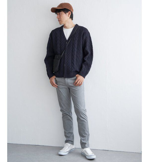 ikka「GOKU楽ニットケーブルカーディガン」|その他|