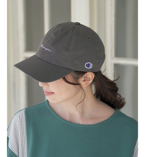 ikka「Champion チャンピオン ロゴ刺繍キャップ」|その他|チャコール