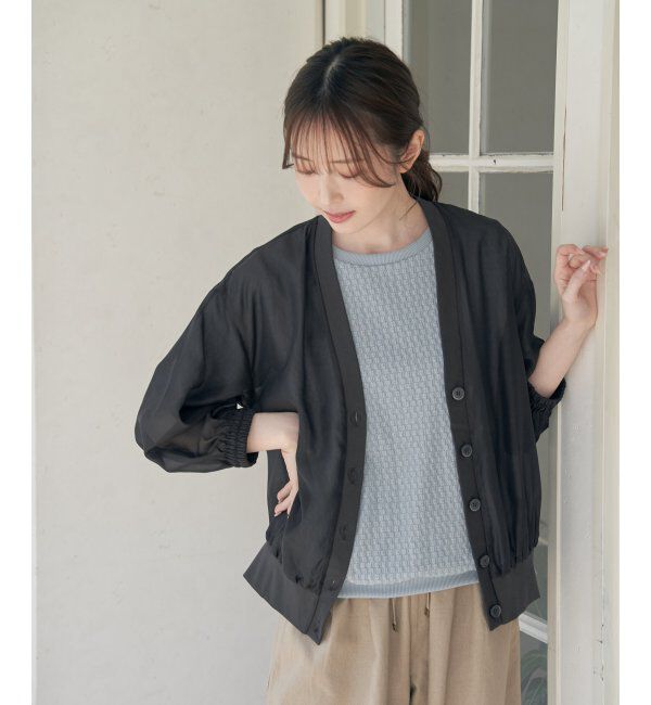 ikka「シアーカーデブルゾン」|ブルゾン・スタジャン|