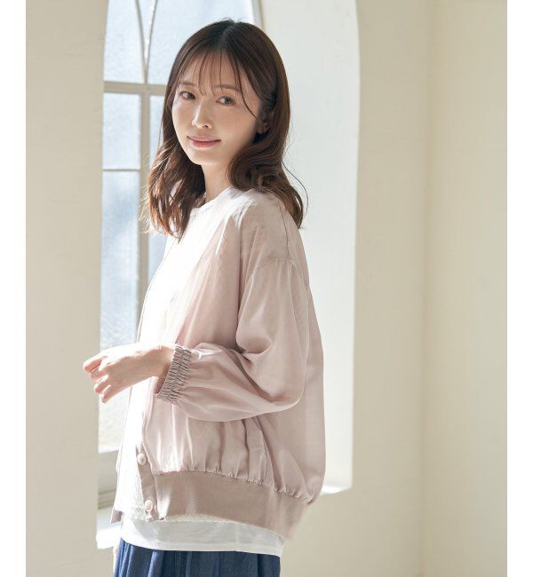 ikka「シアーカーデブルゾン」|ブルゾン・スタジャン|