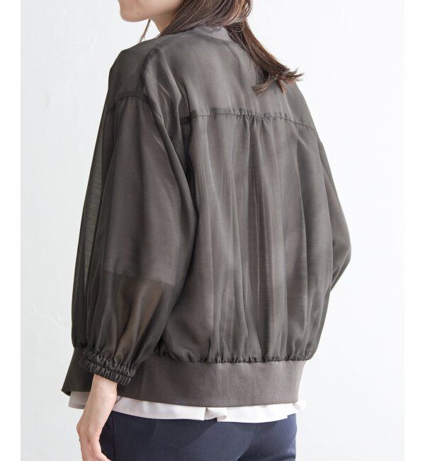 ikka「シアーカーデブルゾン」|ブルゾン・スタジャン|