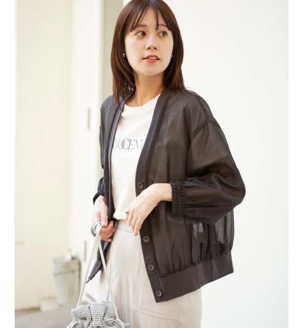 ikka「シアーカーデブルゾン」|ブルゾン・スタジャン|