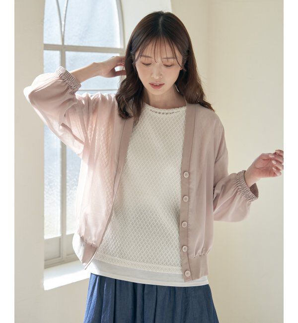 ikka「シアーカーデブルゾン」|ブルゾン・スタジャン|