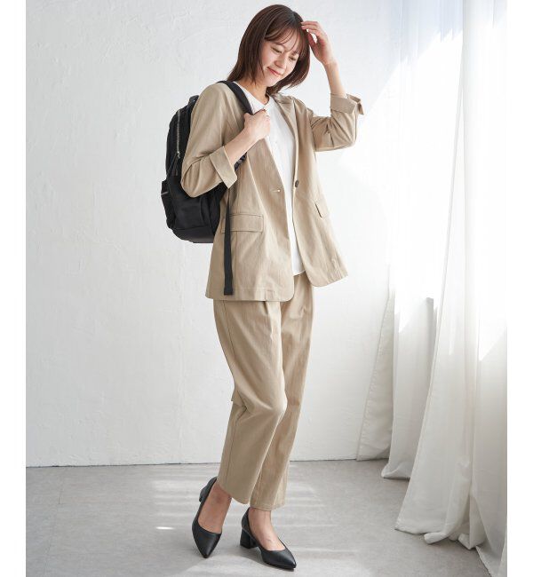 IKKA LOUNGE「GOKU楽ワークノーカラージャケット」|その他|