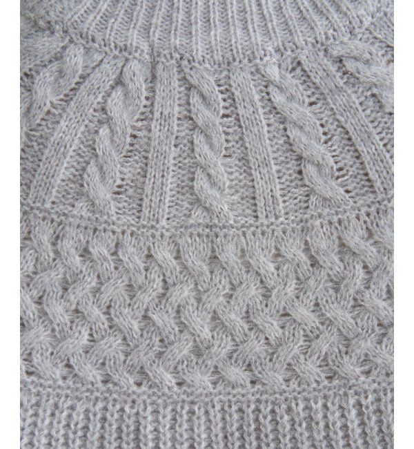 ikka「求心編みニットプルオーバー」|プルオーバー|