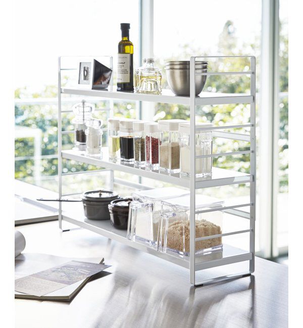 Lbc with Life「シンクウエキッチンシュウノウラックタワー」|食器・キッチングッズ|