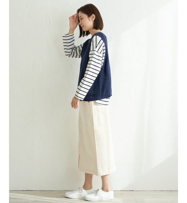 Lbc with Life「ミニブークレ2WAYベスト」|ニット・セーター|