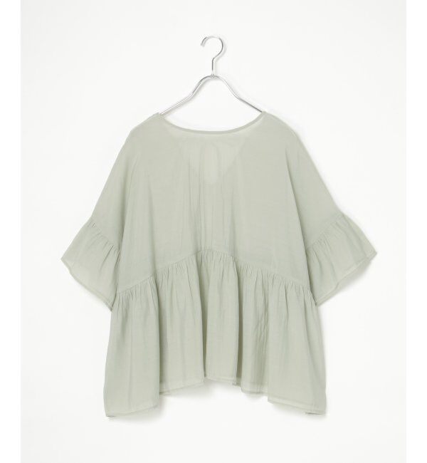 Lbc with Life「シアー2WAYリボンフレアブラウス」|シャツ・ブラウス|