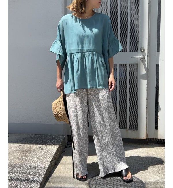 Lbc with Life「シアー2WAYリボンフレアブラウス」|シャツ・ブラウス|