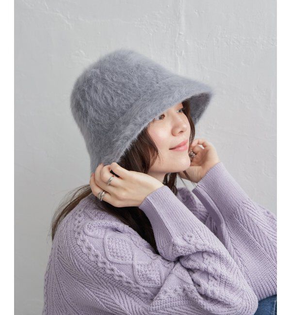 Lbc with Life「シャギーダウンハット」|その他|ブルー