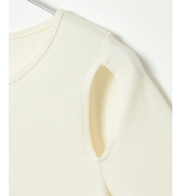 VENCE share style「カットアウトテレコトップス」|Tシャツ・カットソー|