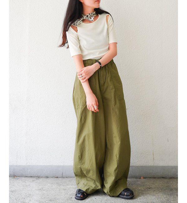 VENCE share style「カットアウトテレコトップス」|Tシャツ・カットソー|