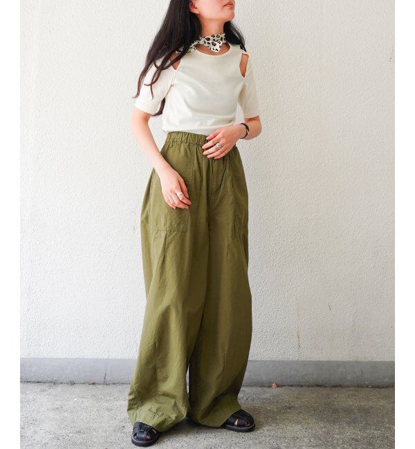 VENCE share style「カットアウトテレコトップス」|Tシャツ・カットソー|