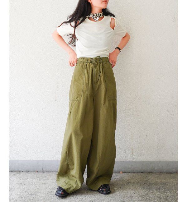 VENCE share style「カットアウトテレコトップス」|Tシャツ・カットソー|