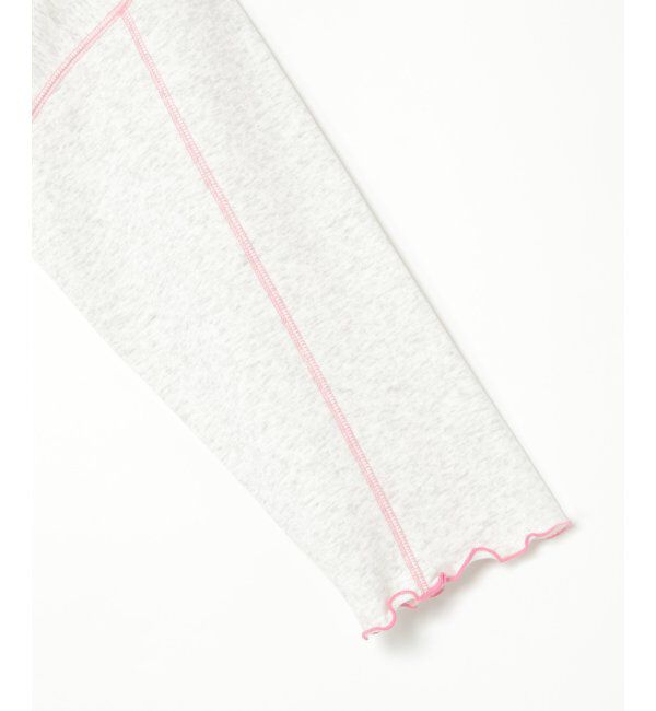 VENCE share style「裏毛配色ステッチトップス」|スウェット・ジャージ|