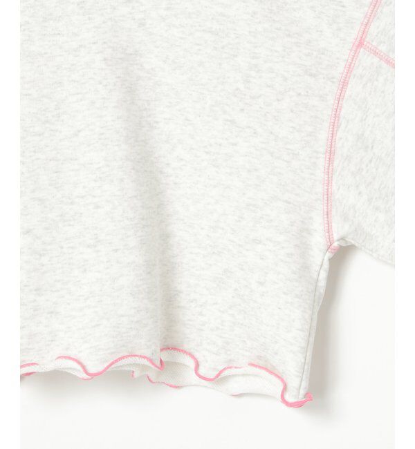 VENCE share style「裏毛配色ステッチトップス」|スウェット・ジャージ|