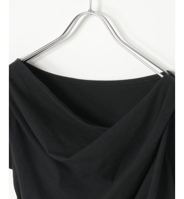 VENCE share style「綿天竺半袖ドレープTシャツ」|Tシャツ・カットソー|