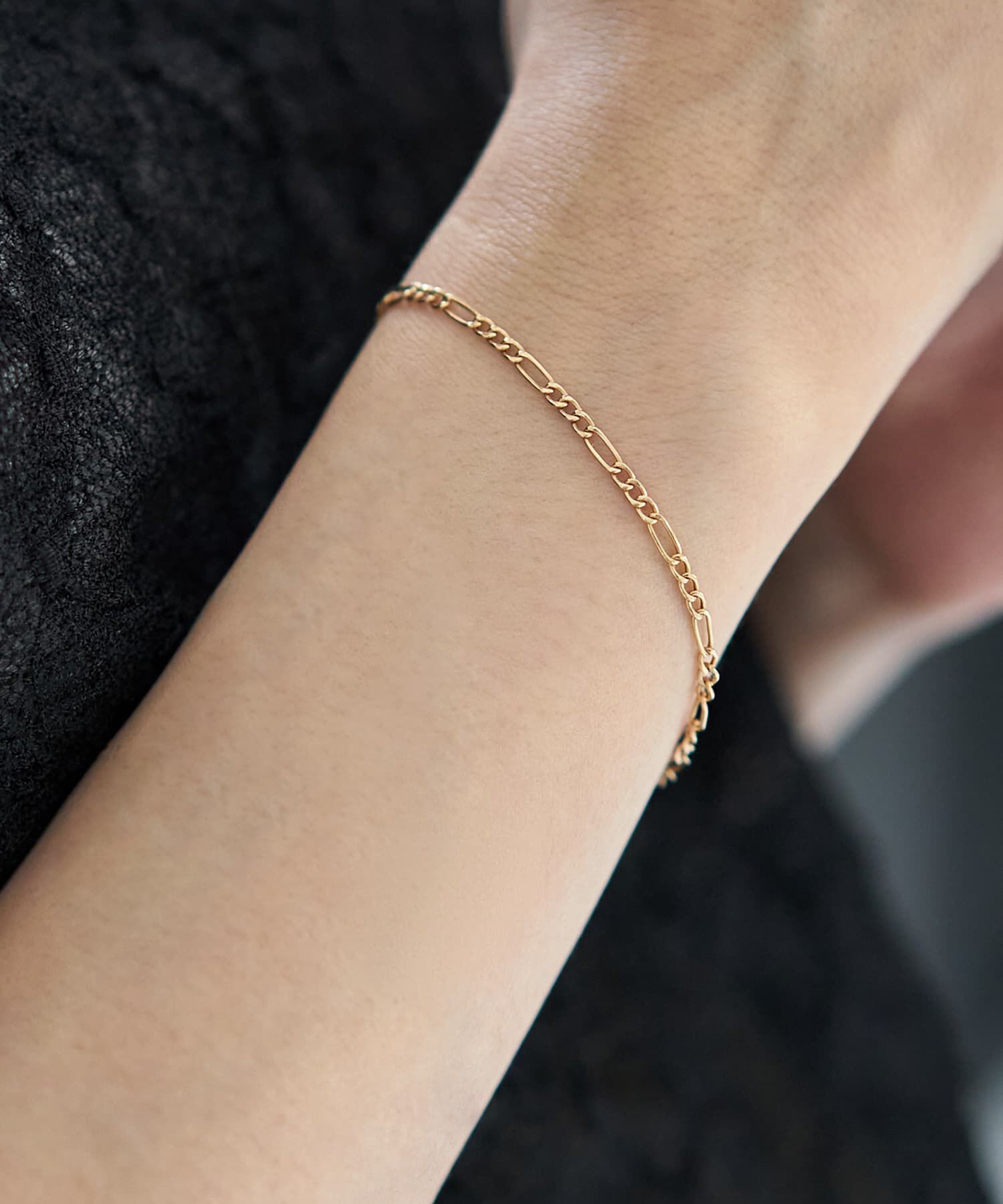 STYLE DELI「K10フィガロチェーンブレスレット」|ブレスレット・バングル|ゴールド