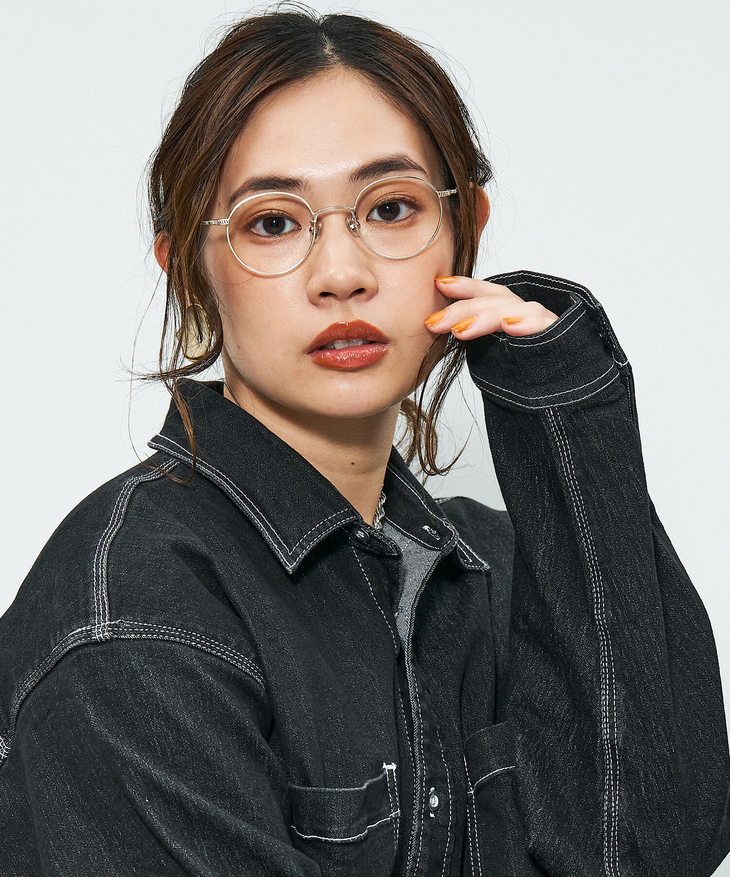  「Zoff｜STUDIO SEVEN｜ボストン型 メガネ｜メタルフレーム レンズ交換券付き」|メガネ|