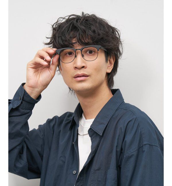  「ウェリントン型 メガネ｜伊達メガネ｜ビジネス｜Zoff｜FLIPUP(跳ね上げ式) レンズ交換券付」|メガネ|