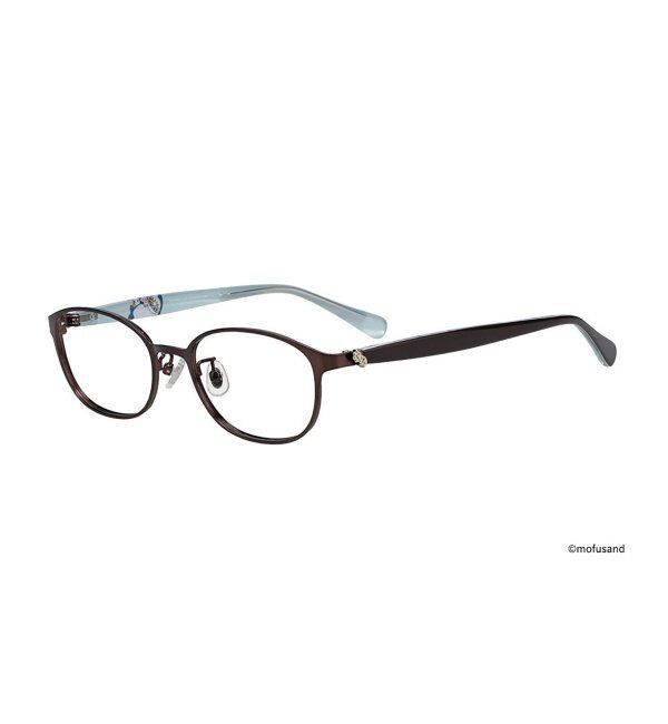  「Zoff｜mofusand ウェリントン型 メガネ | モフサンド [CASUALモデル] 伊達・度付き眼鏡  レンズ交換券付」|メガネ|