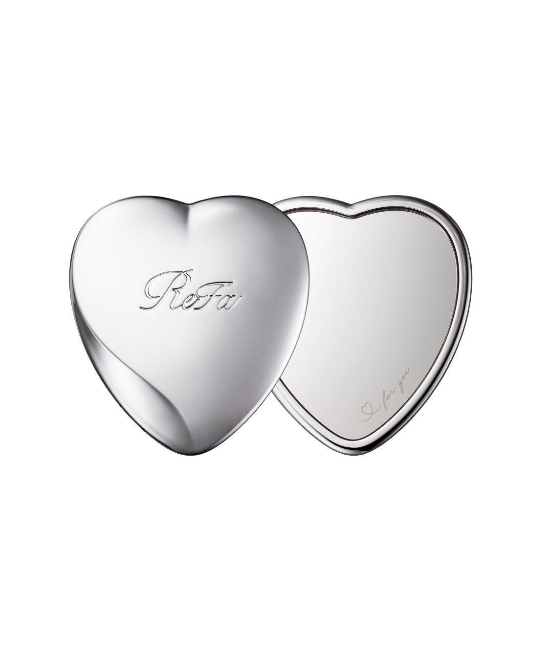 ReFa「リファハートミラー」|ミラー|シルバー