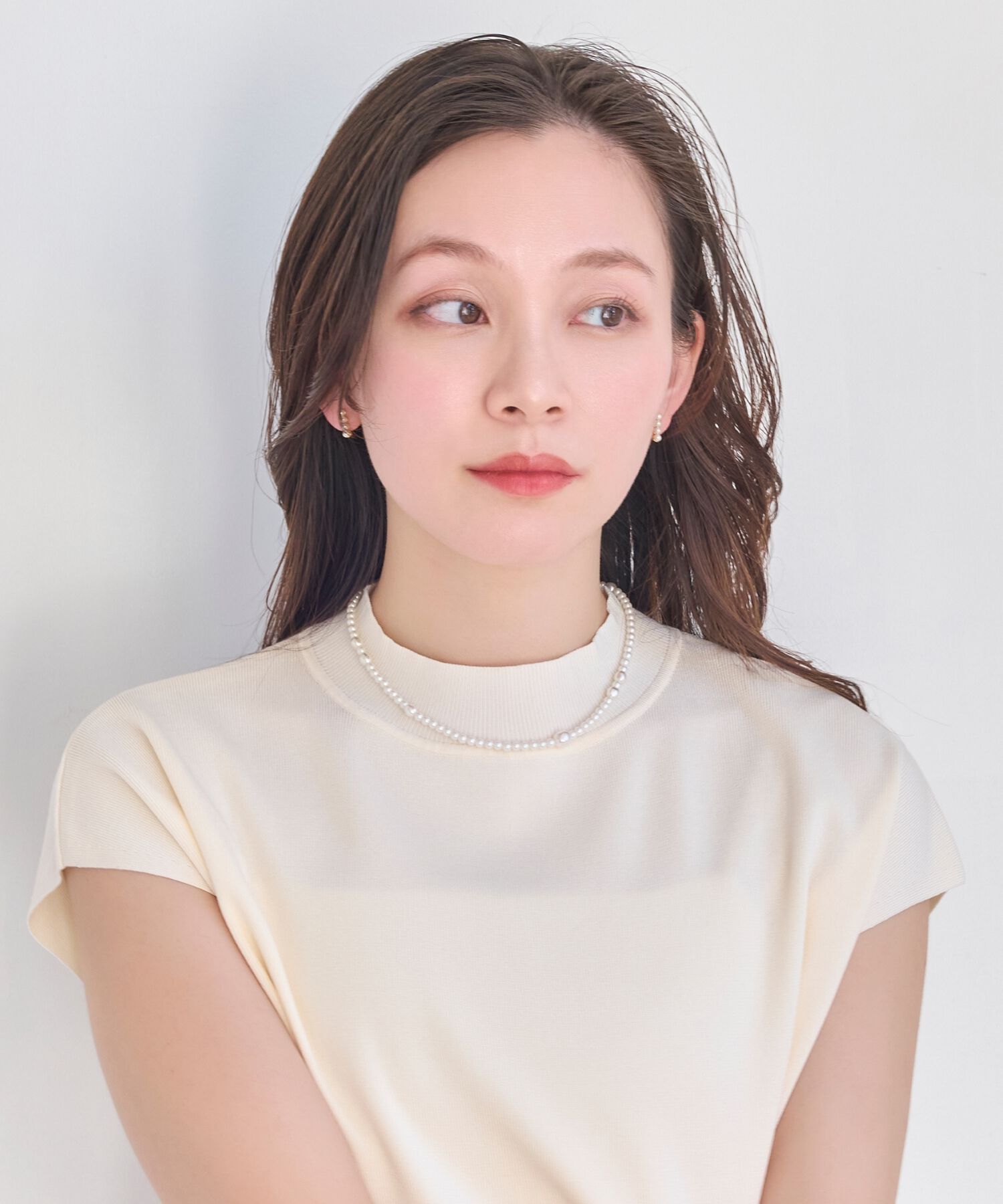 Phoebe「【金属アレルギー対応】【痛くないシリーズ】モードパールライトフィットイヤリング」|イヤリング|