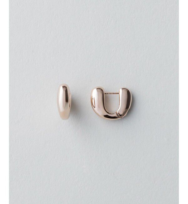 ete「ロウ ハグピアス」|ピアス|ゴールド系その他