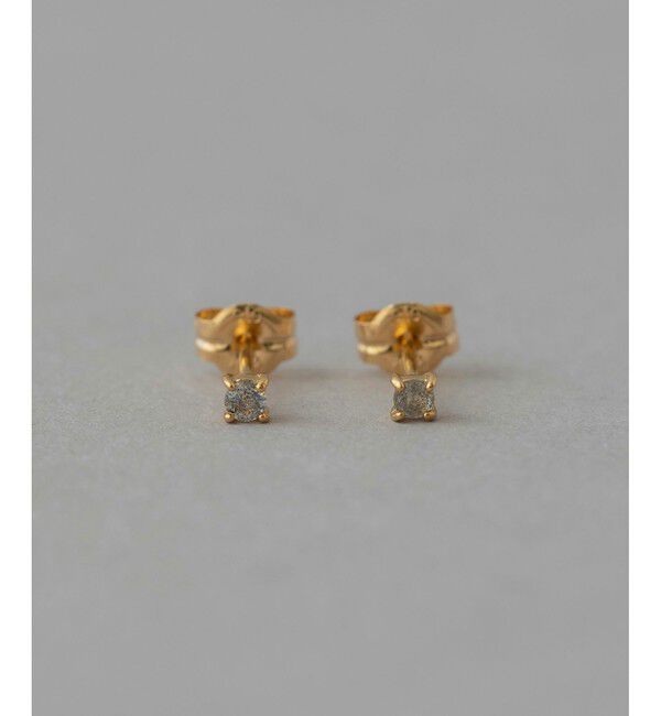 ete「ラブラドーライト チェーン ピアス」|ピアス|