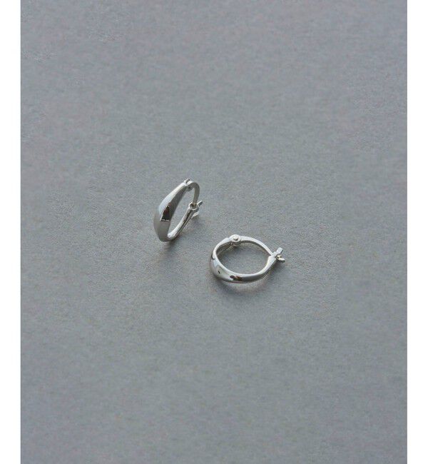 ete「K10WG フープ ピアス」|ピアス|