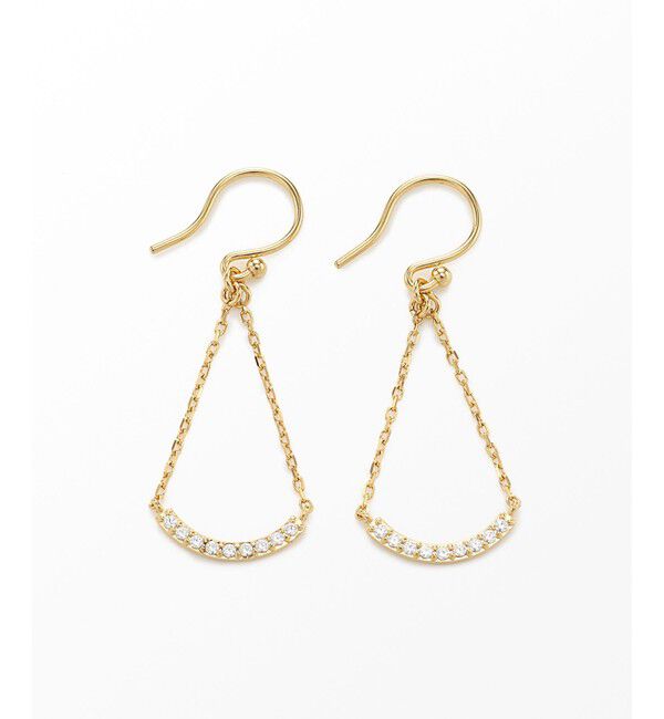 Jouete「ピアス ジルコニア」|ピアス|イエローゴールド