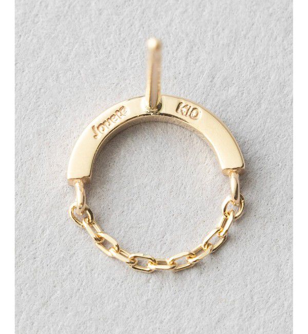 Jouete「K10YG ピアス サークル」|ピアス|