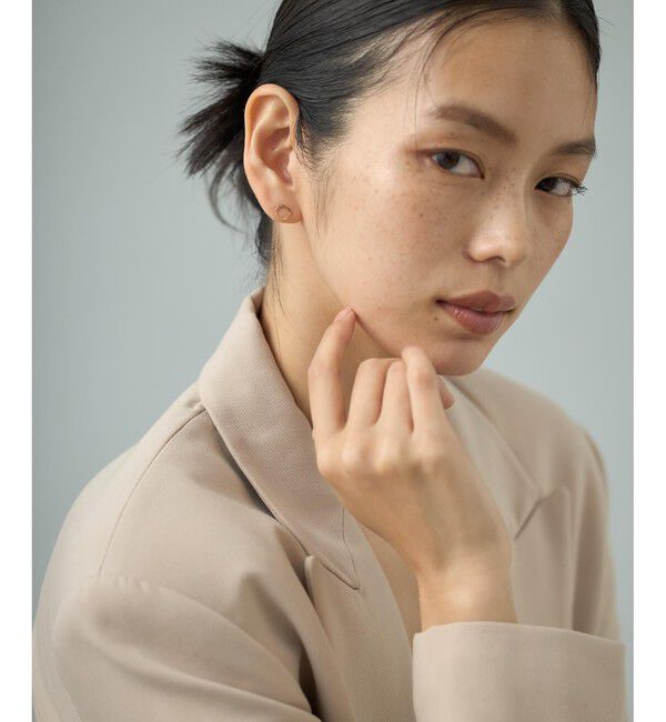 Jouete「K10YG ピアス サークル」|ピアス|