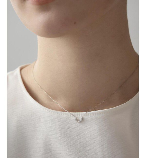 Jouete「PT900/850 レイヤーネックレス ダイヤモンド」|ネックレス|