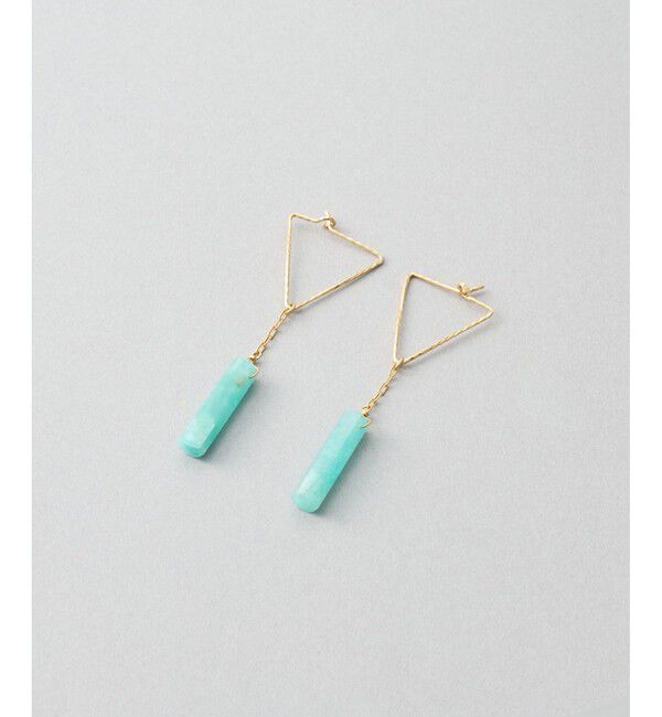 Jouete「ピアス アマゾナイト」|ピアス|