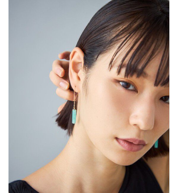 Jouete「ピアス アマゾナイト」|ピアス|