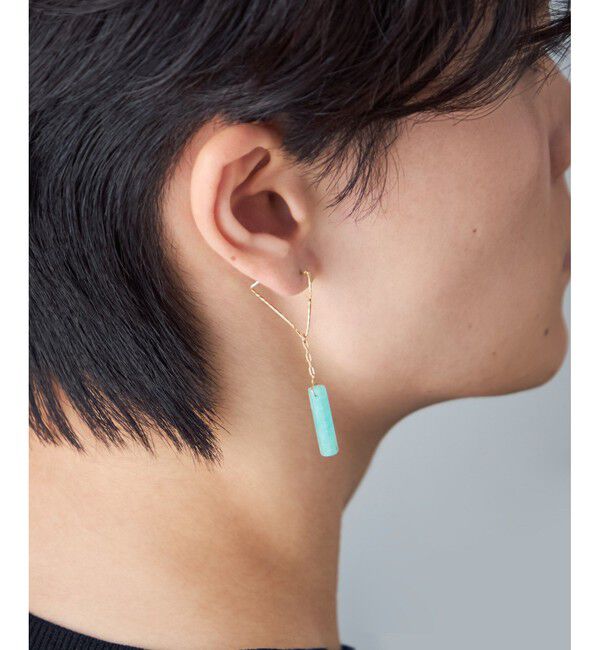 Jouete「ピアス アマゾナイト」|ピアス|