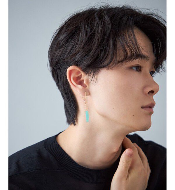 Jouete「ピアス アマゾナイト」|ピアス|