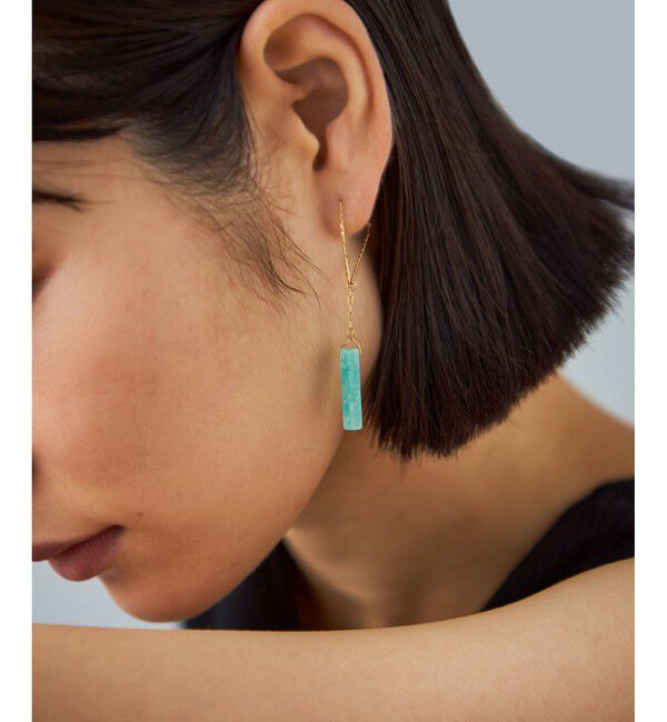 Jouete「ピアス アマゾナイト」|ピアス|