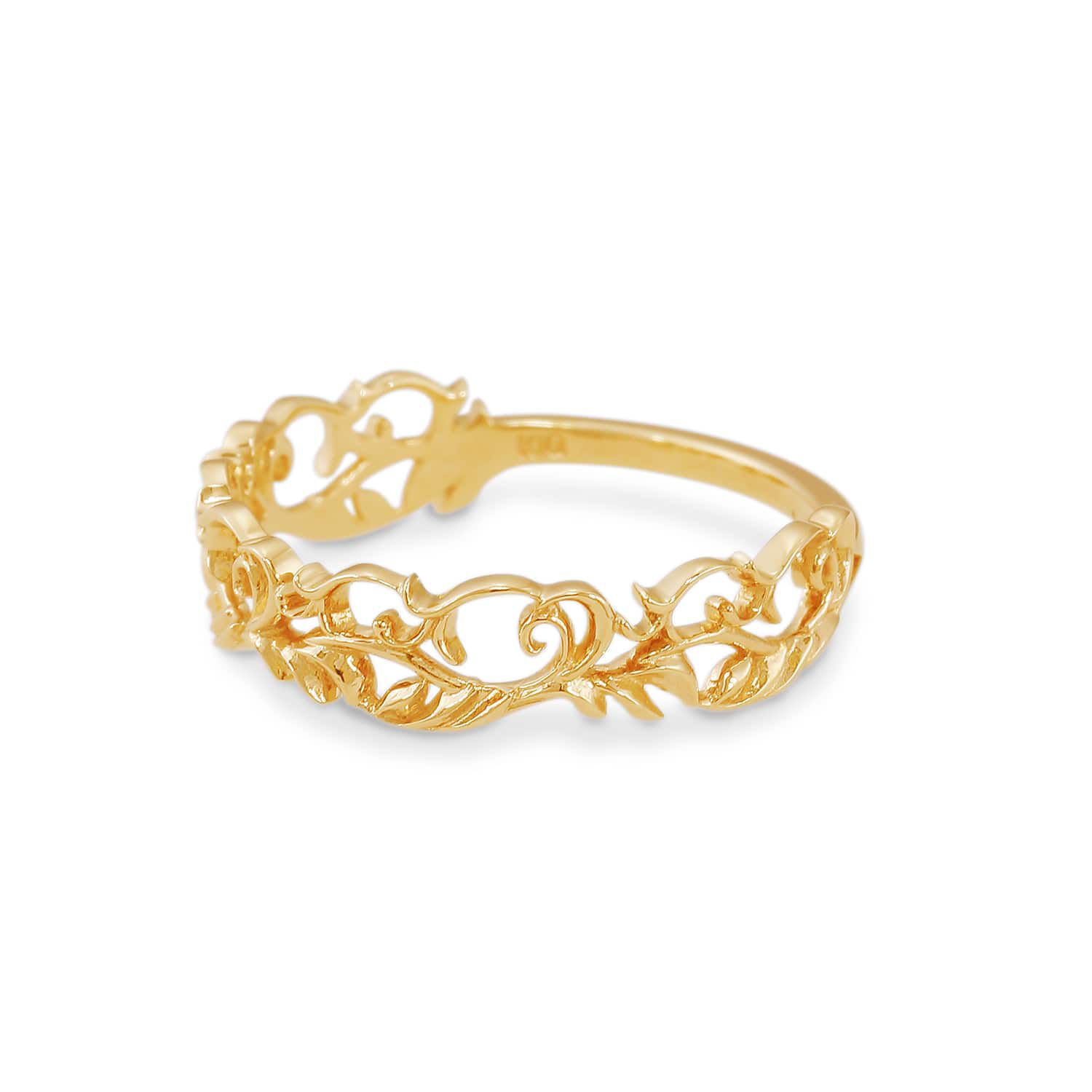 agete「K10リング」|リング|