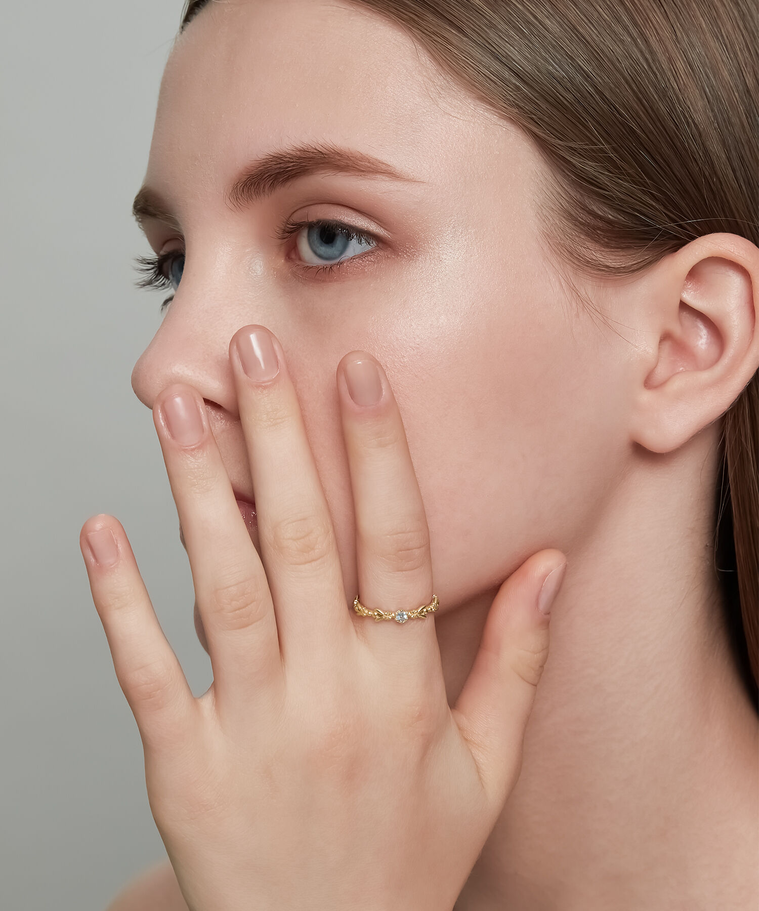 NOJESS「K10アクアマリンリング」|リング|