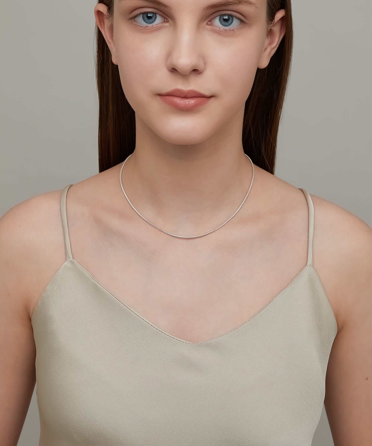 NOJESS「シルバーチェーンネックレス（38cm）」|ネックレス|