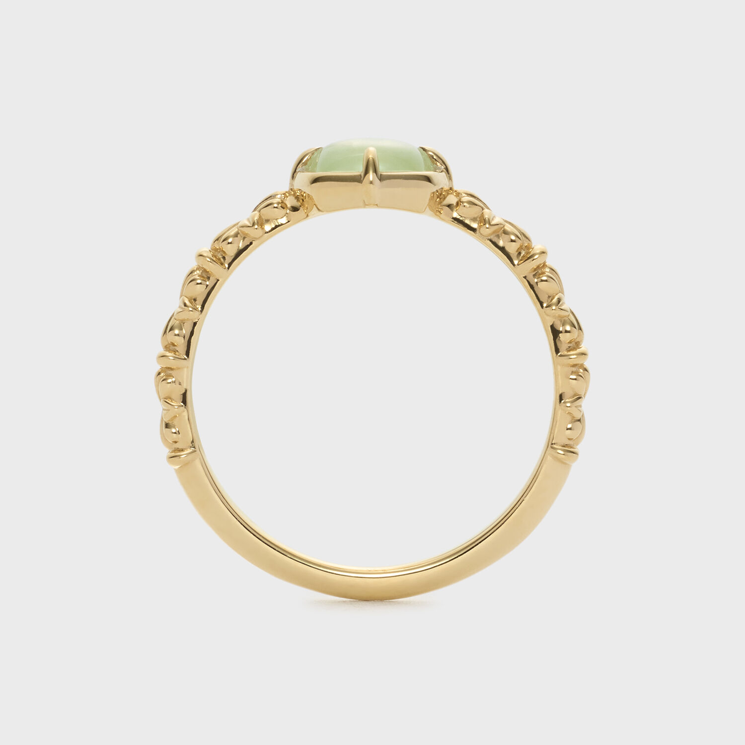 NOJESS「ゴールドプレナイトリング」|リング|