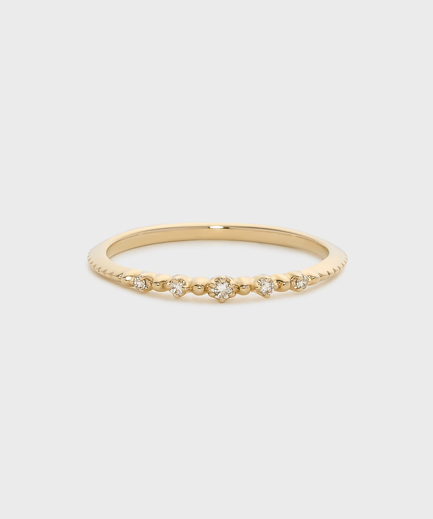  「K10ダイヤモンドピンキーリング」|リング|無色