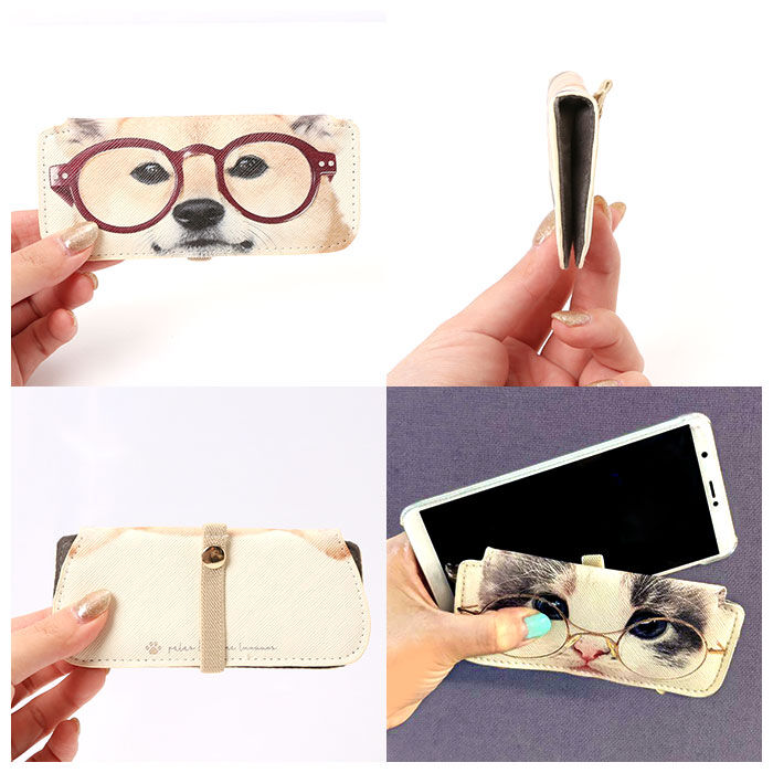 BACKYARD FAMILY「メガネケース スリム 通販 アニマル 動物 アニマル柄 動物柄 眼鏡ケース 薄い うすい」|その他|