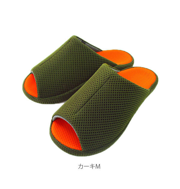 BACKYARD FAMILY「スリッパ メッシュ 3D COMFORT スリーディーコンフォート 通販 スポーツテイスト」|ルームシューズ|